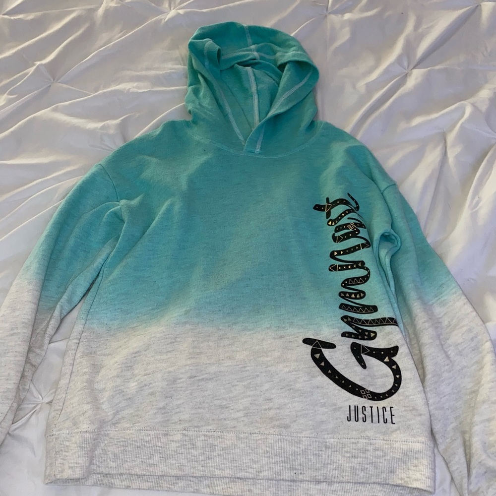 justice gymnast hoodie